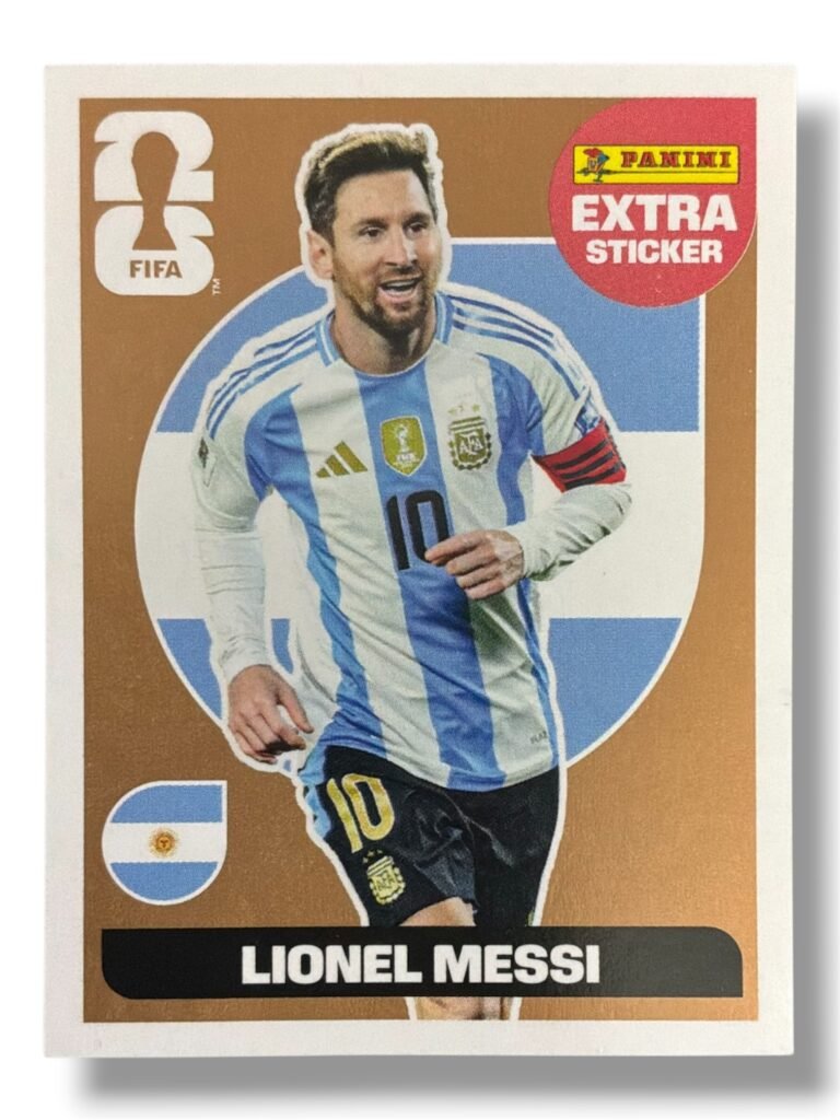 Lionel Messi – Bronze Extra Sticker | Panini FIFA World Cup 2026