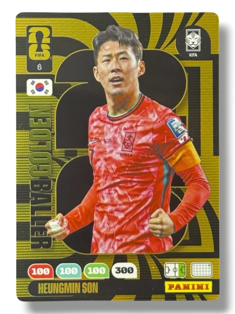 Panini WC 2026 Heungmin Son – Golden Baller Card No. 6