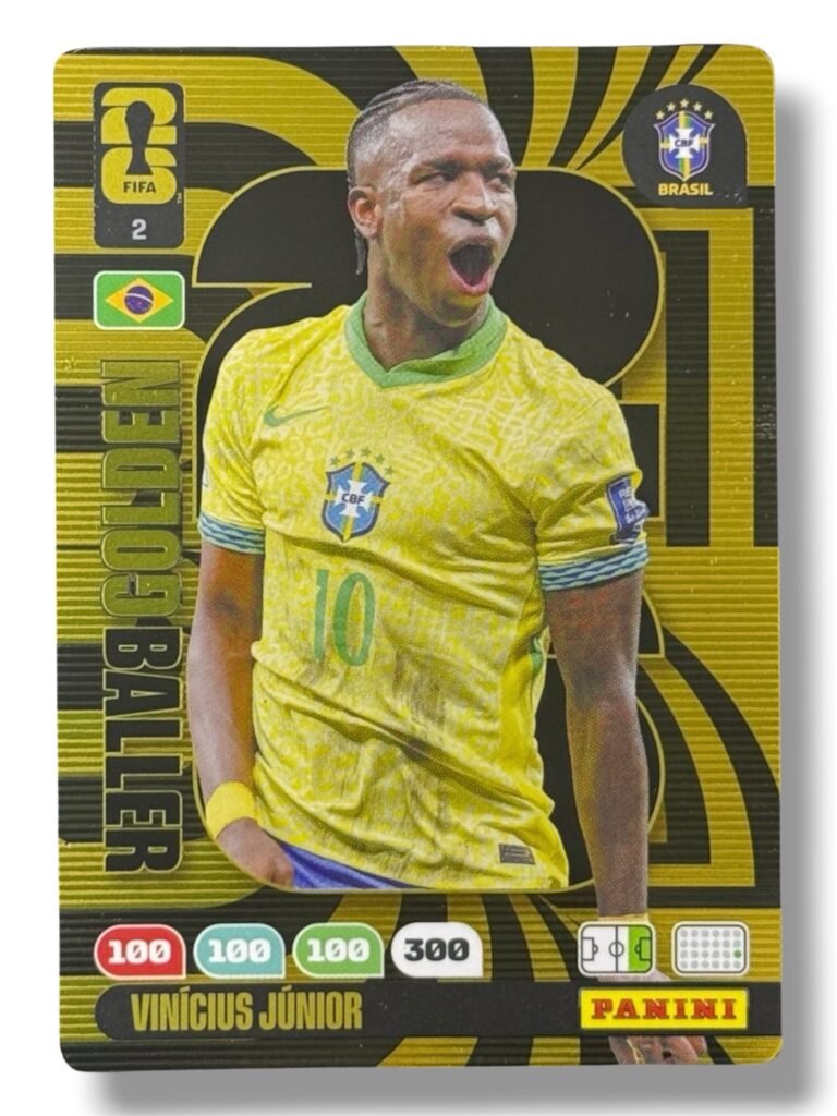 Panini WC 2026 Vinicius Junior – Golden Baller Card No. 2