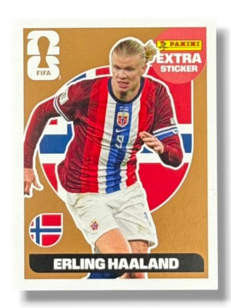 Erling Haaland – Bronze Extra Sticker | Panini FIFA World Cup 2026