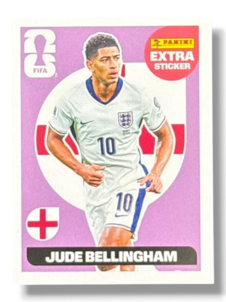 Jude Bellingham – Purple Extra Sticker | Panini FIFA World Cup 2026