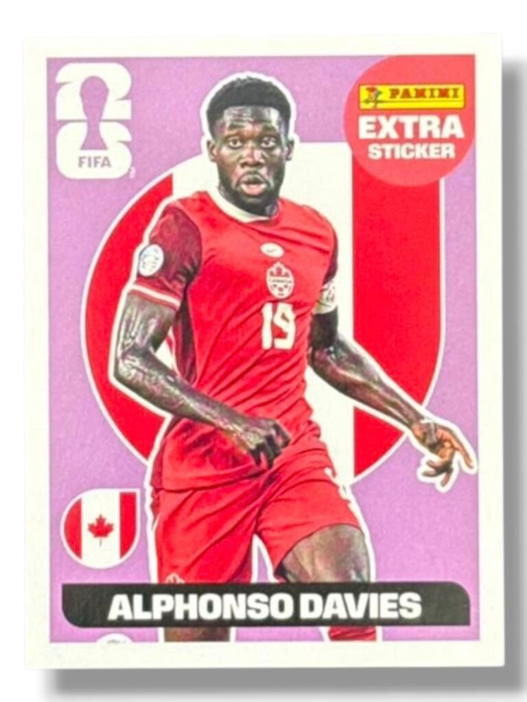 Alphonso Davies – Purple Extra Sticker | Panini FIFA World Cup 2026