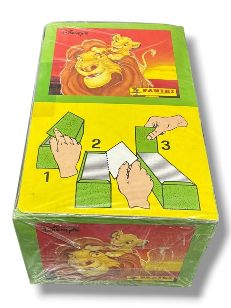 1994 Panini Disney The Lion King Vintage Sealed Sticker Box – Original Collectible