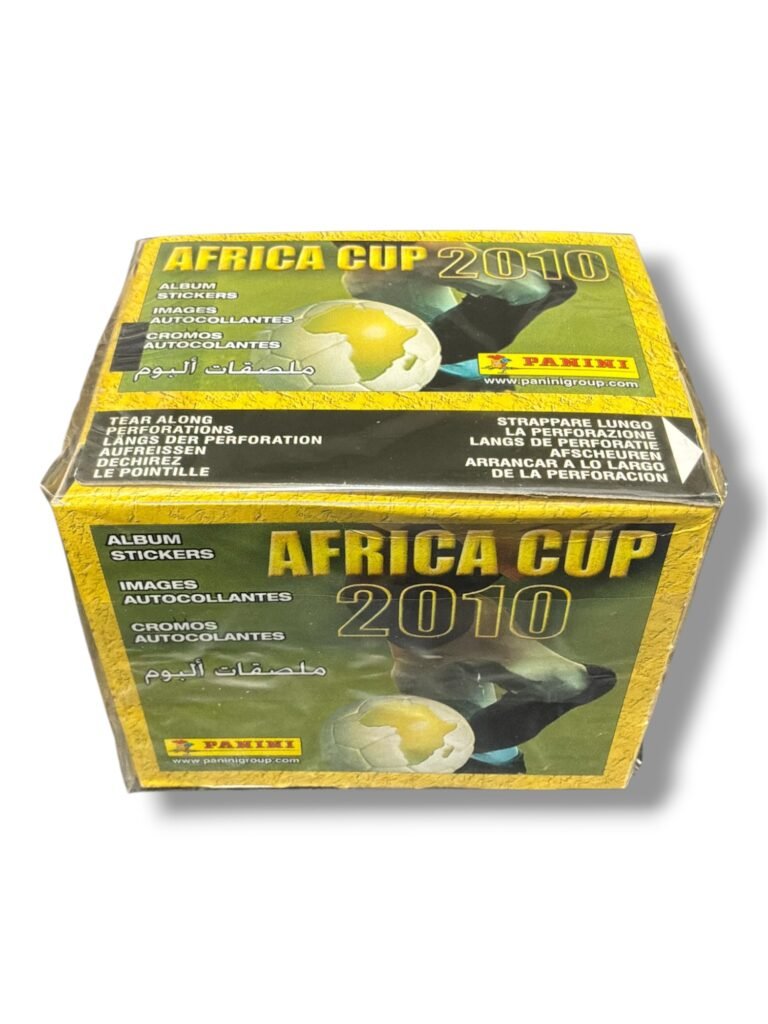 Panini Africa Cup 2010 Vintage Sealed Sticker Box