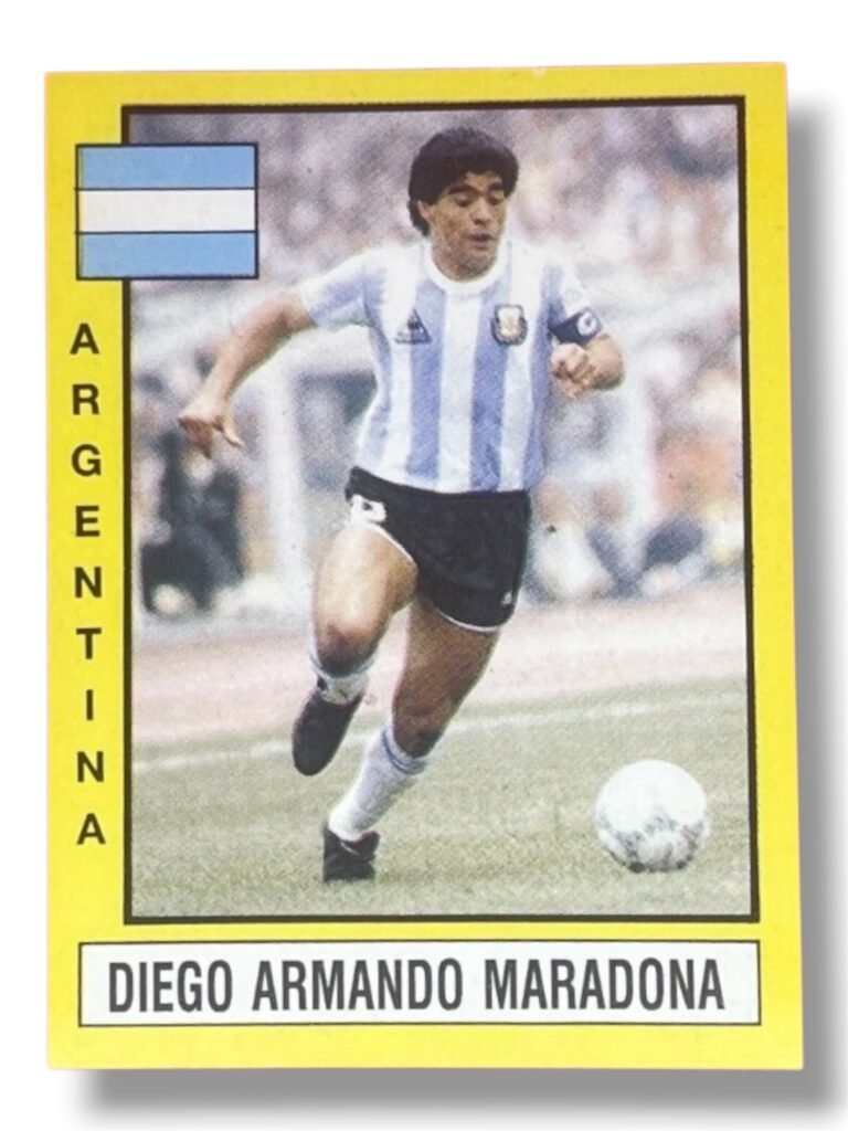 Vintage Panini Argentina – Diego Maradona #297 – Rare Football Sticker