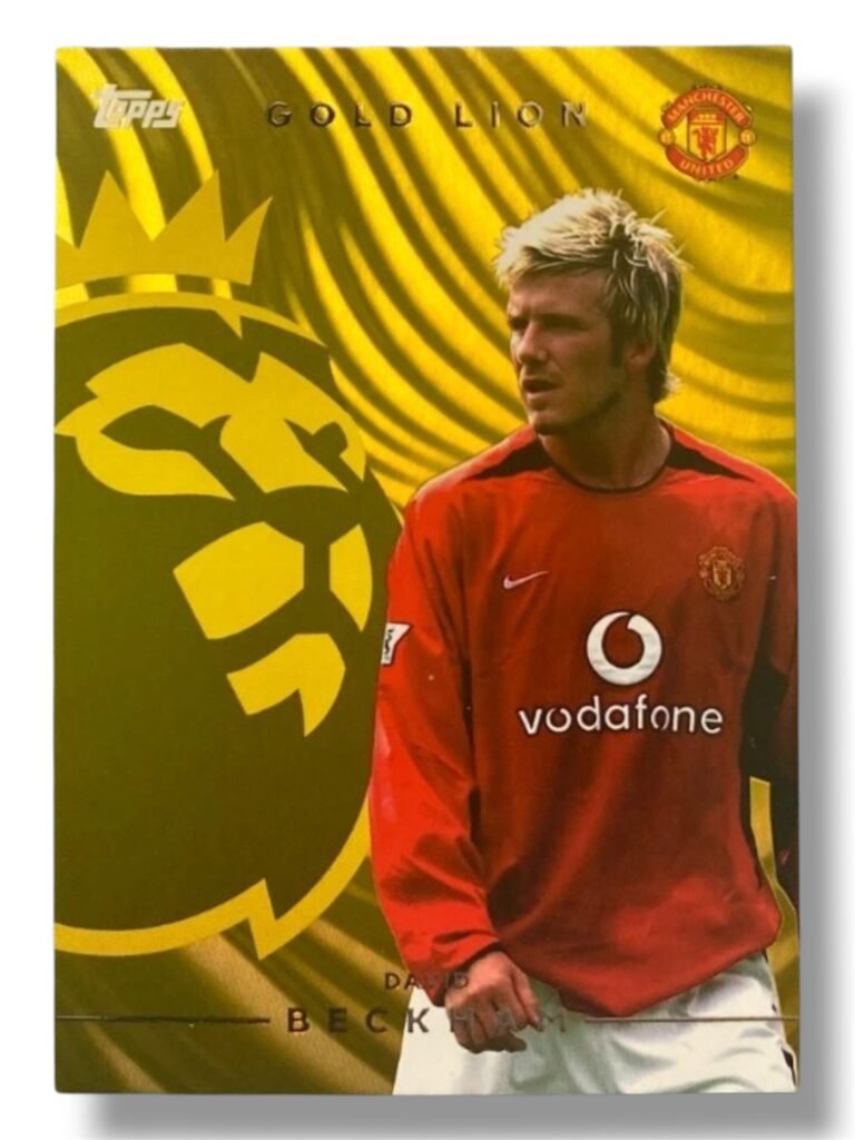 David Beckham – Topps Premier League Gold Lion – Manchester United