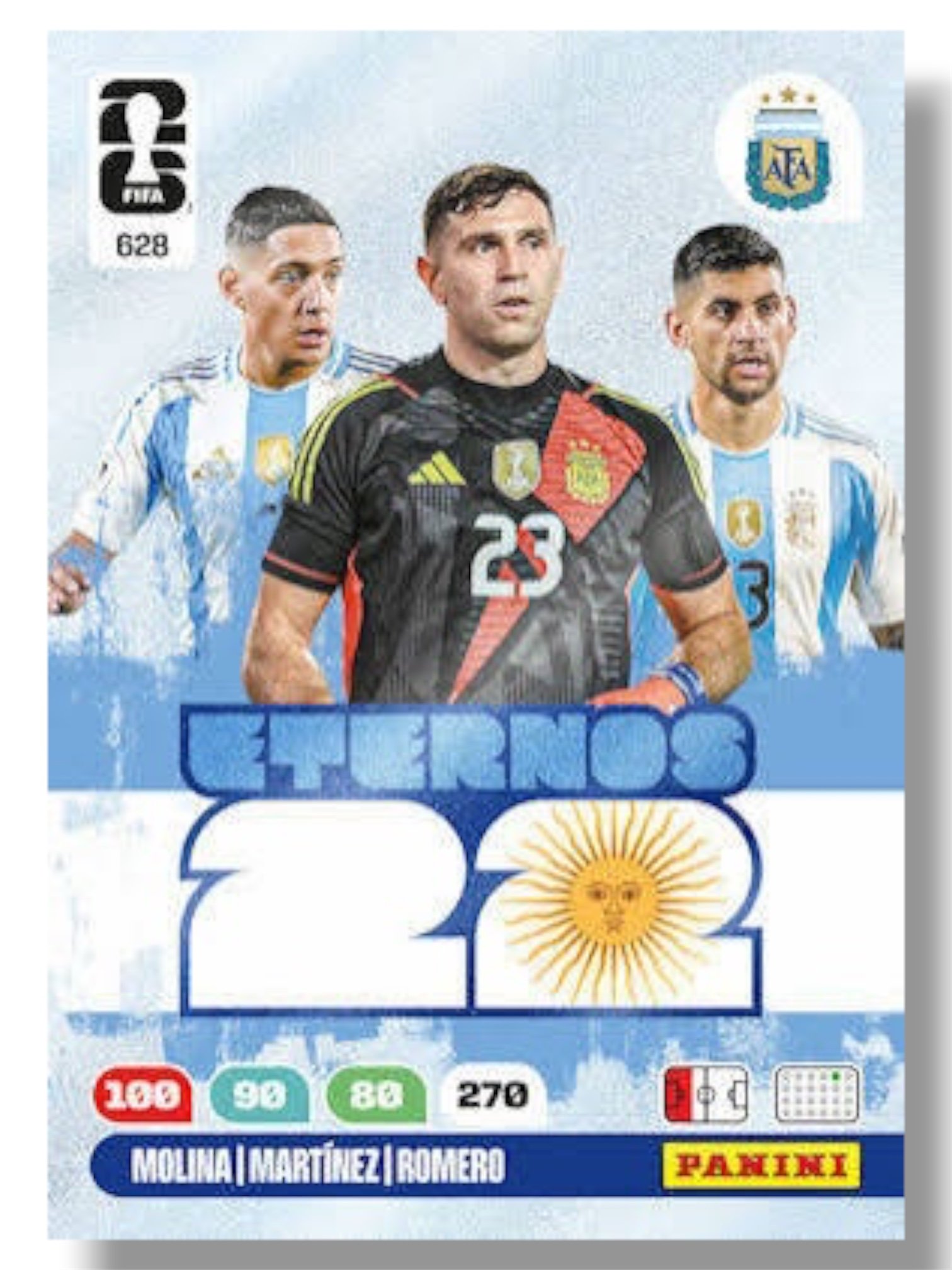 Molina, Martinez, Romero | Eternos | World Cup 2026 | Card No. 628