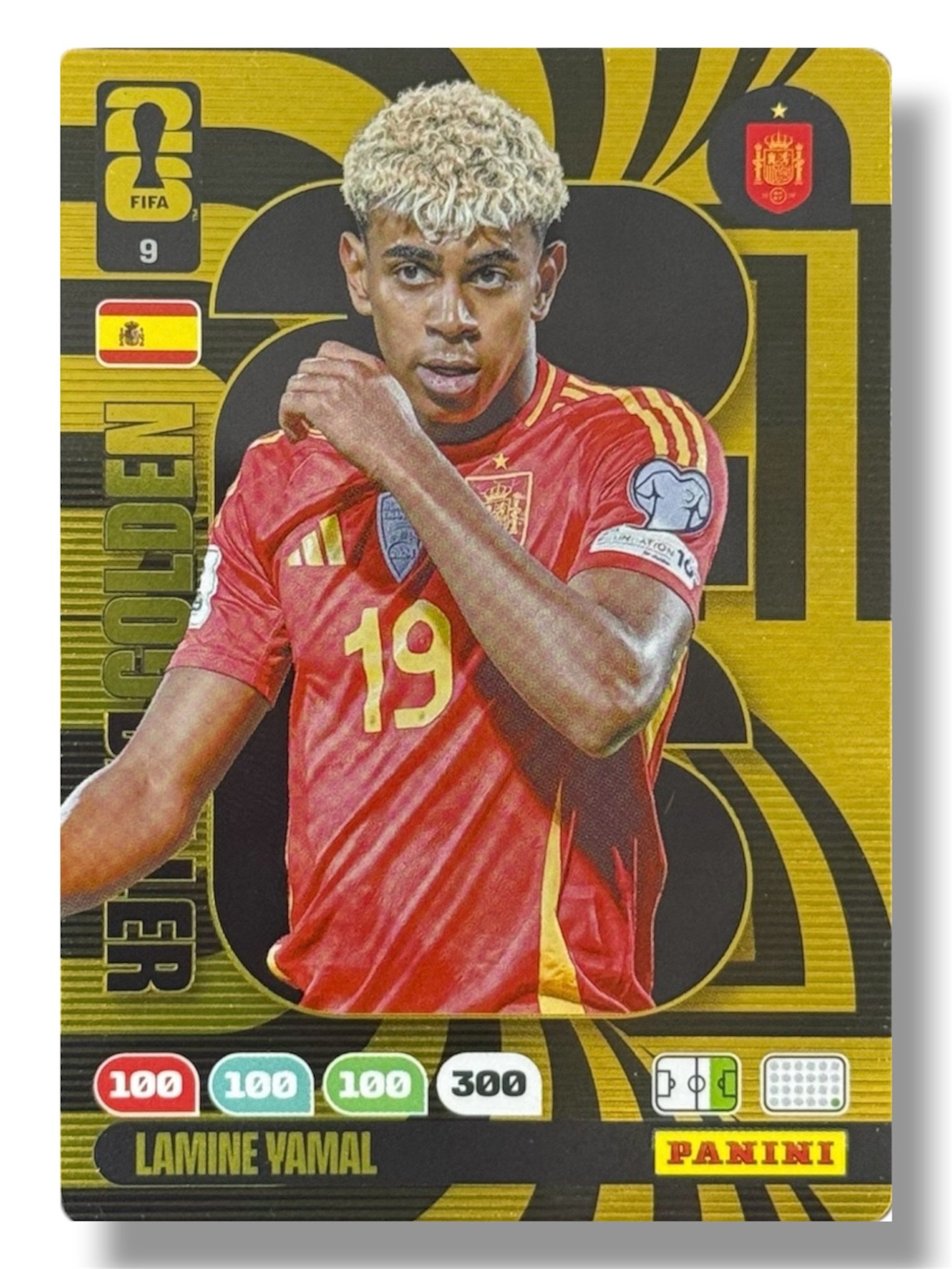 LAMINE Yamal | Golden Baller | World Cup 2026 | Card No. 9