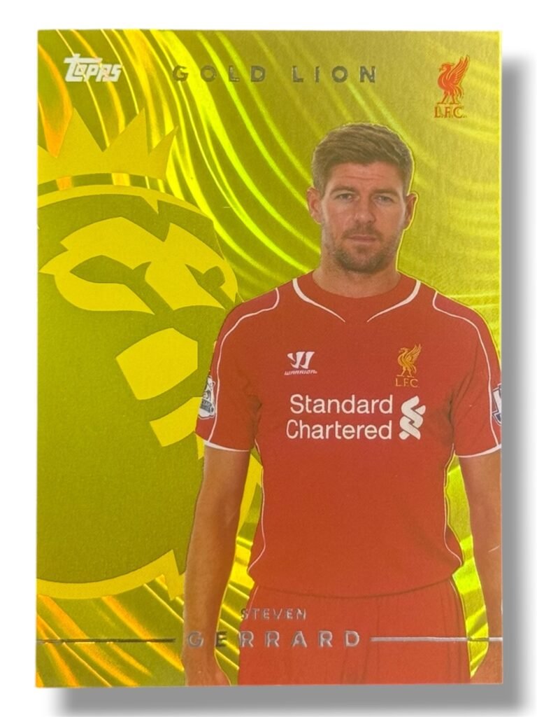Steven Gerrard | Gold Lion | Topps Premier League 2026/27 | Card No. GL10