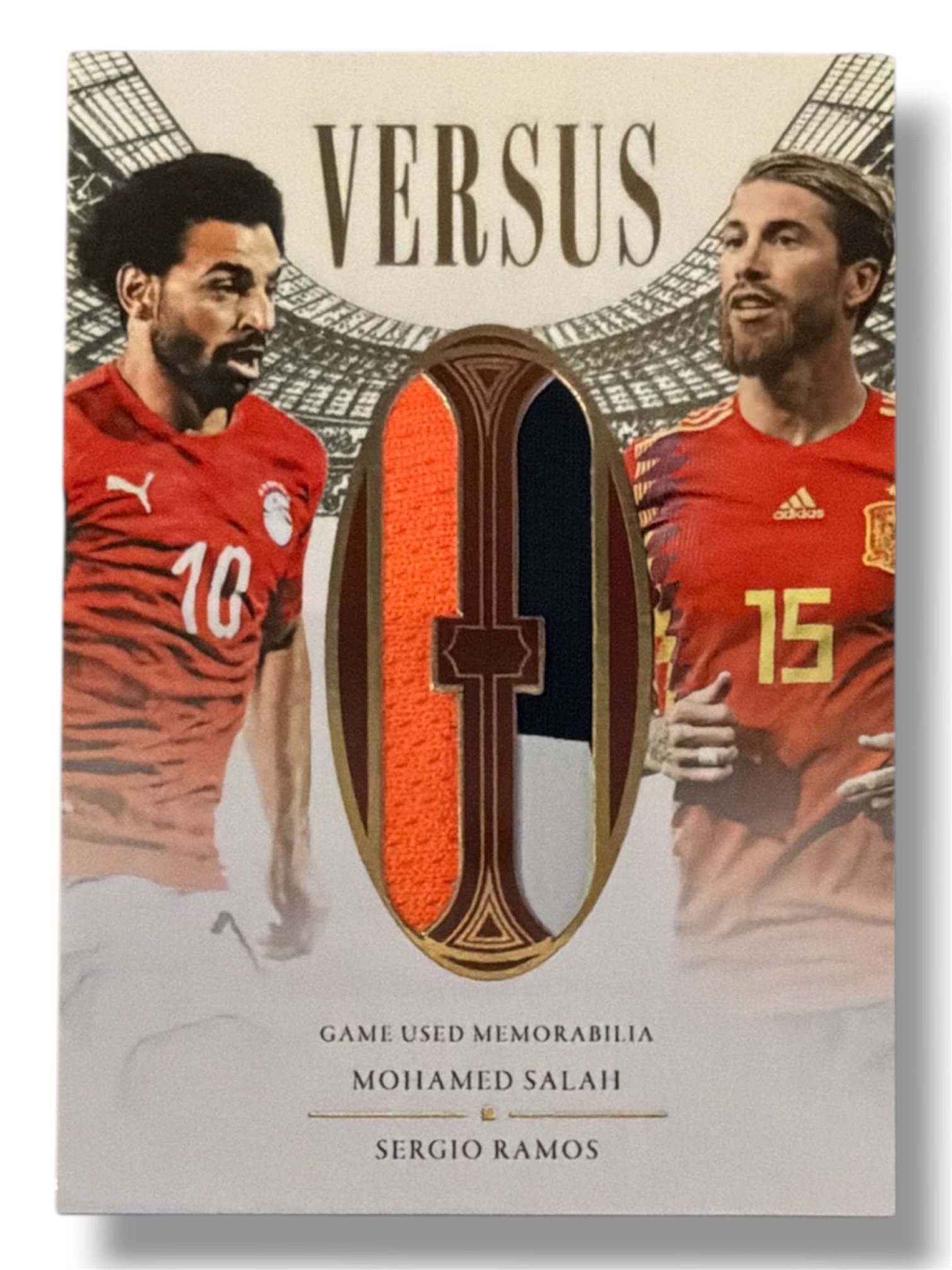Mohamed Salah × Sergio Ramos | Versus | Game-Used Memorabilia | Futera Unique | 17/35