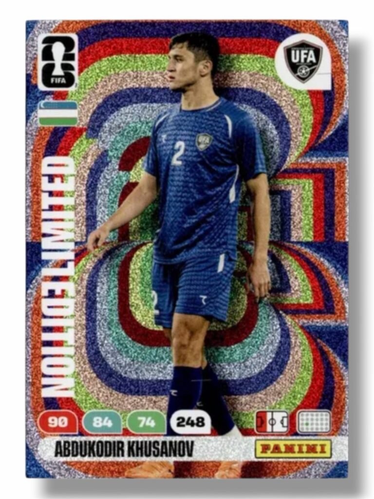Abdukodir Khusanov Limited Edition – Uzbekistan – WC 2026