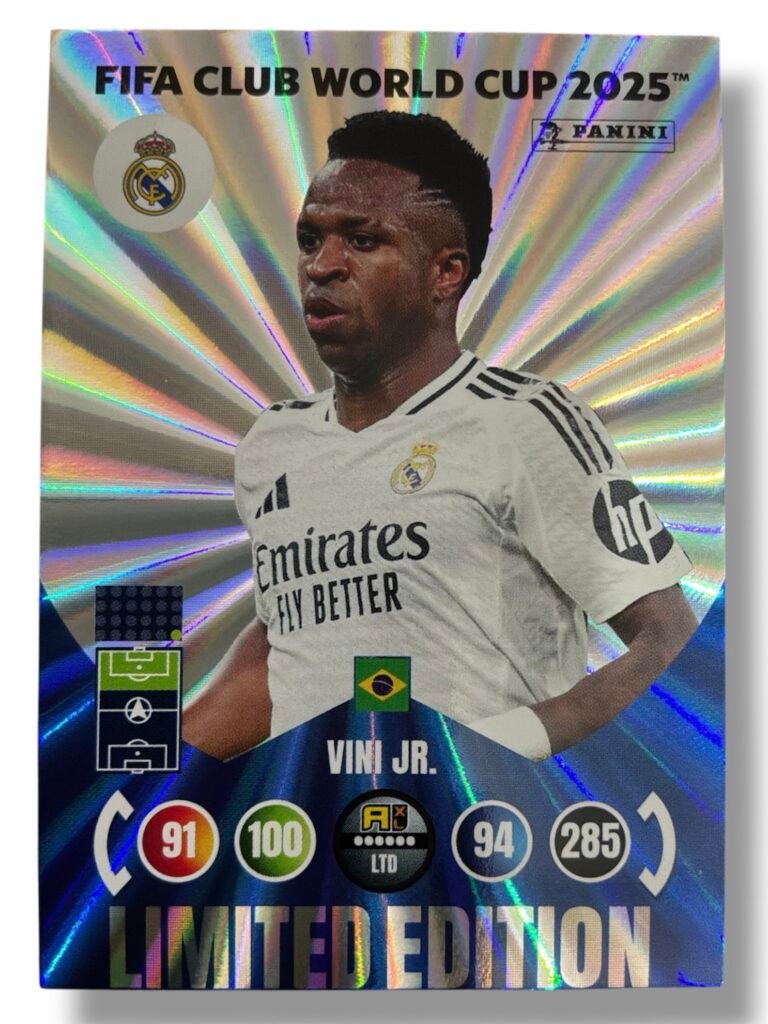 Vinicius Jr. – Limited Edition – Panini FIFA Club World Cup 2025 – Real Madrid