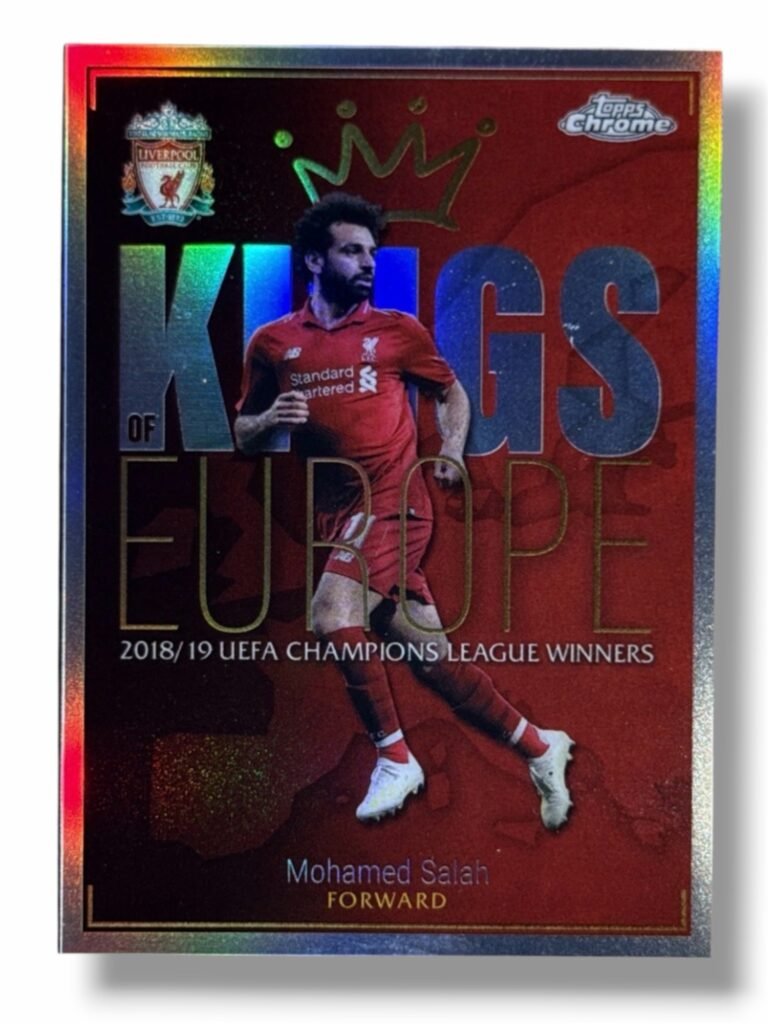 Mohamed Salah – Kings of Europe – 2023/24 Topps Chrome Liverpool FC – #KE-14