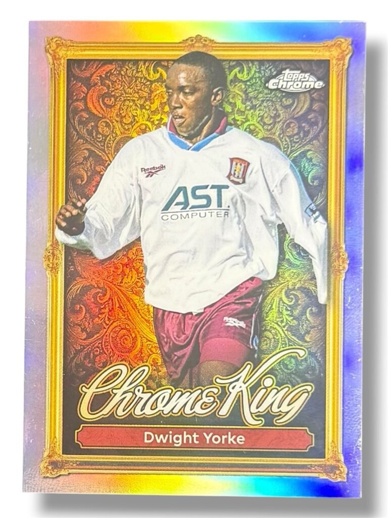 Dwight Yorke – Topps Premier League 2025/26 Chrome King – Aston Villa #CK2