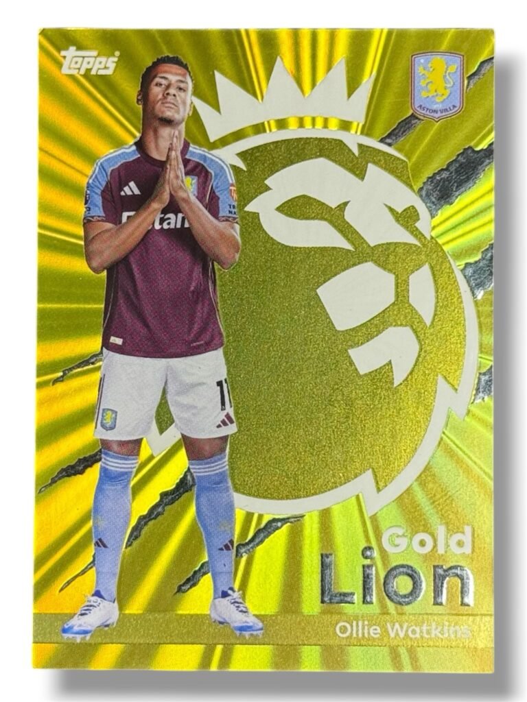 Ollie Watkins – Gold Lion | Topps Premier League 2025/26