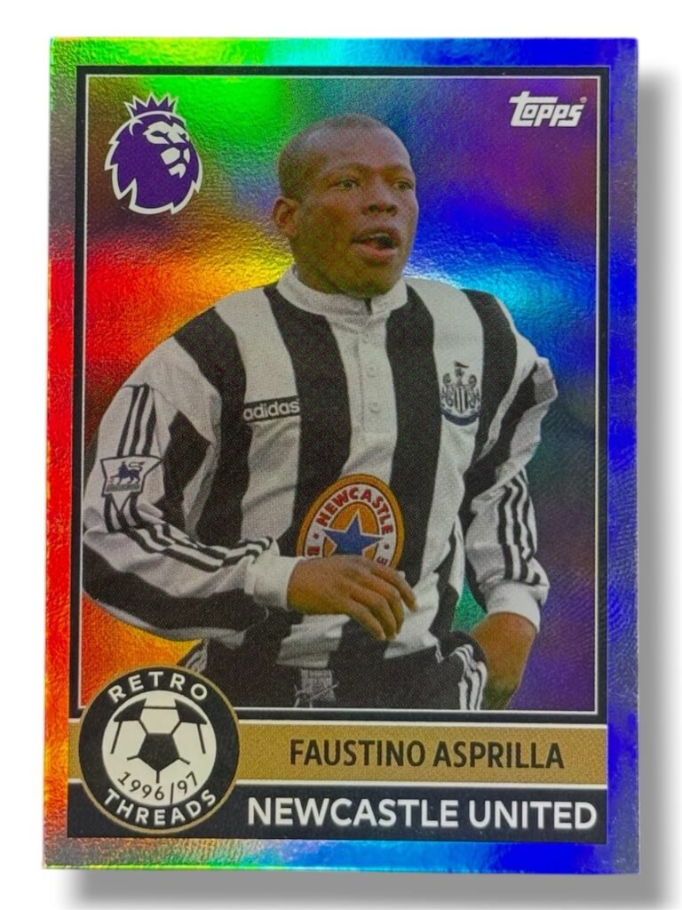 Faustino Asprilla – Retro Threads | Topps Premier League