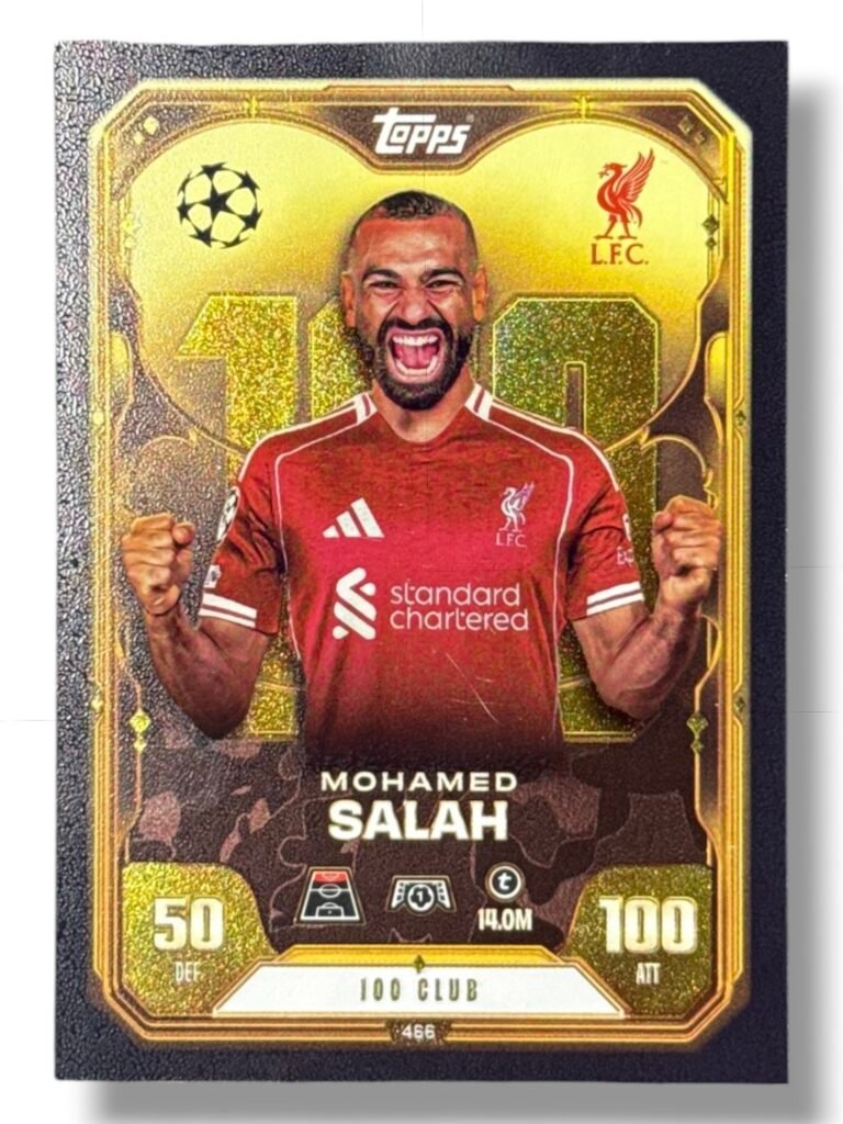 Mohamed Salah | 100 Club | Topps Match Attax 2025/26 | Liverpool FC