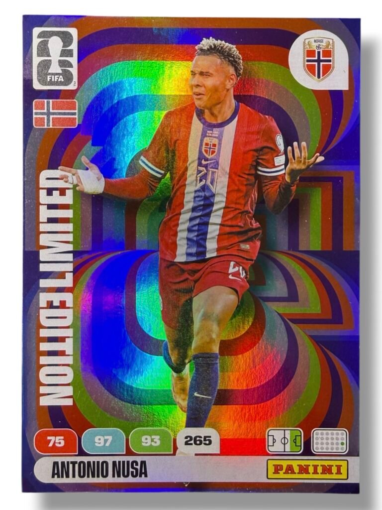 Rare | Antonio Nusa | Limited Edition XXL | Panini | World Cup 2026