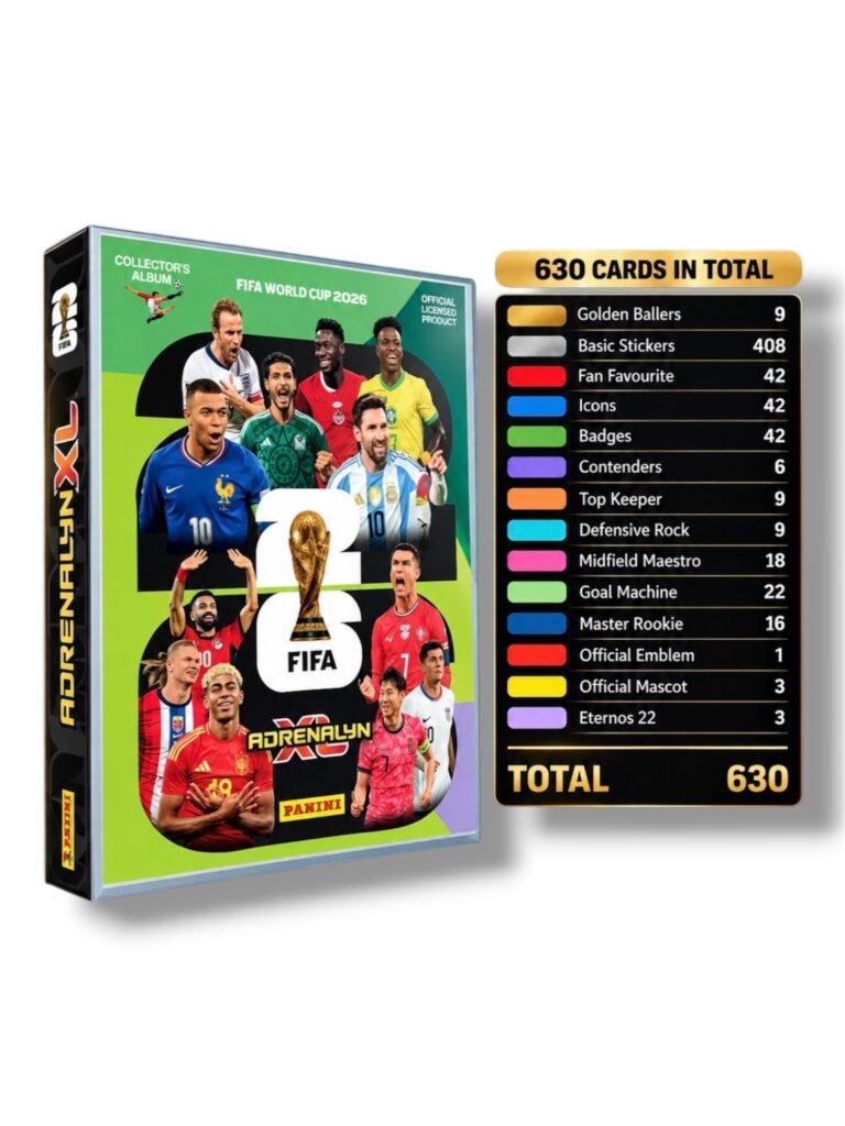 Panini FIFA World Cup 2026 Adrenalyn XL | Full Binder | 630 Cards