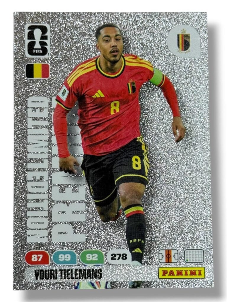 Youri Tielemans | Premier | Limited Edition | World Cup 2026 by Panini