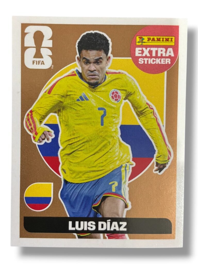 Luis Diaz | Bronze Extra Sticker | FIFA World Cup 2026 | Colombia | Panini