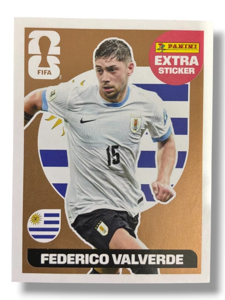 Federico Valverde | Bronze Extra Sticker | FIFA World Cup 2026 | Uruguay | Panini