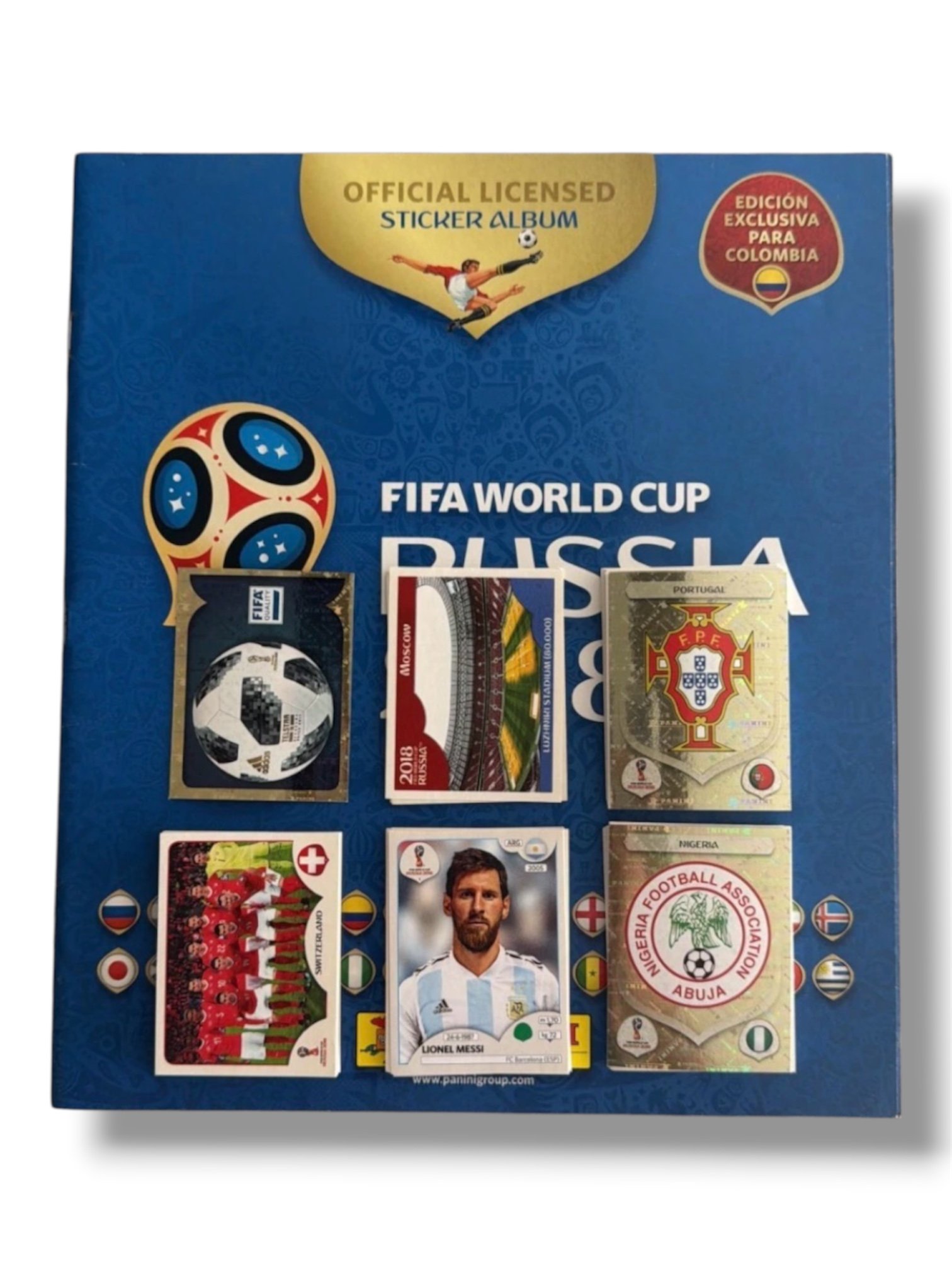 Panini World Cup 2018 – Full Set of Stickers + Empty Album