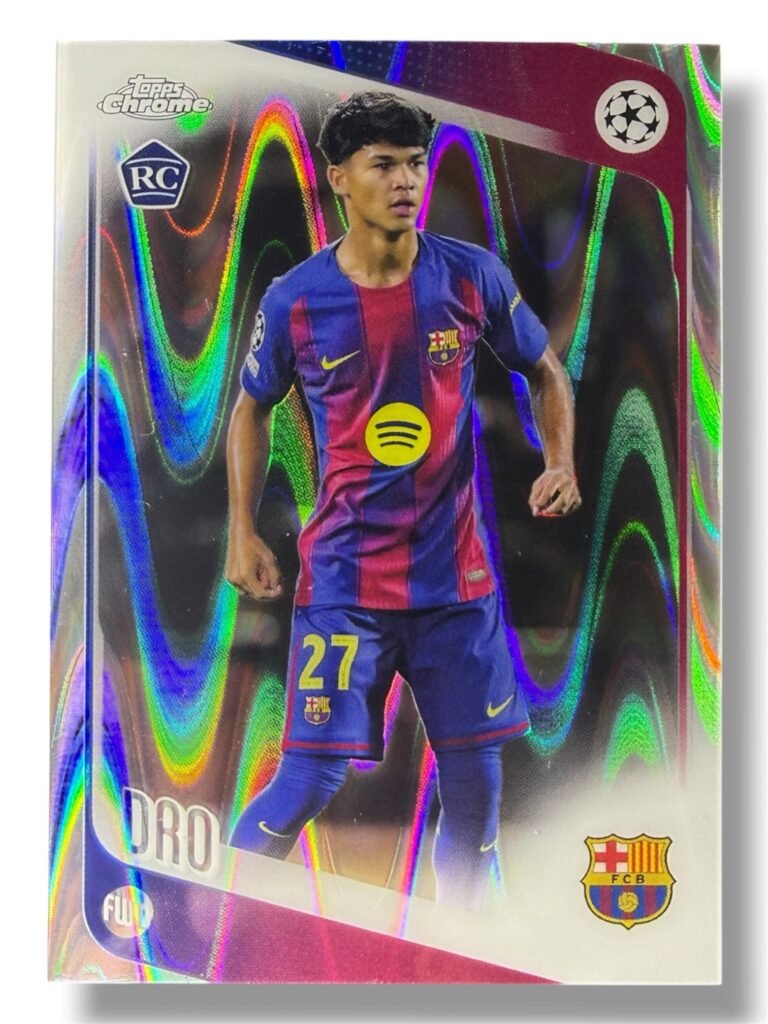Dro Fernández | Rookie Card (RC) | Topps Chrome UEFA Champions League 2025/26 | FC Barcelona