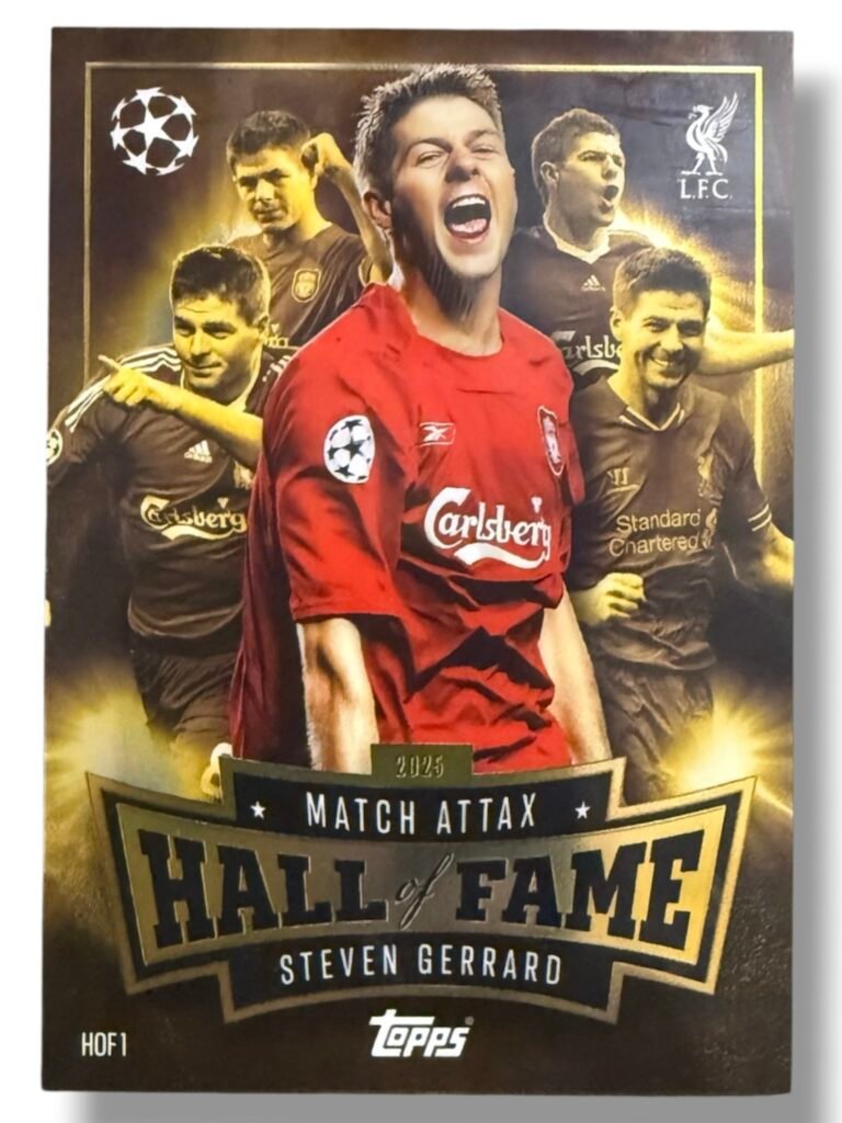 Steven Gerrard | Hall of Fame Chrome | Liverpool FC | Topps Match Attax 2025/26 | HOF1