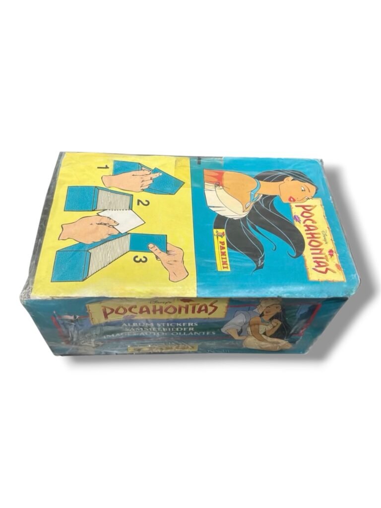 Disney Pocahontas | Panini Vintage Sticker Box | 1995 | 100 Sealed Packs | Original Collectible