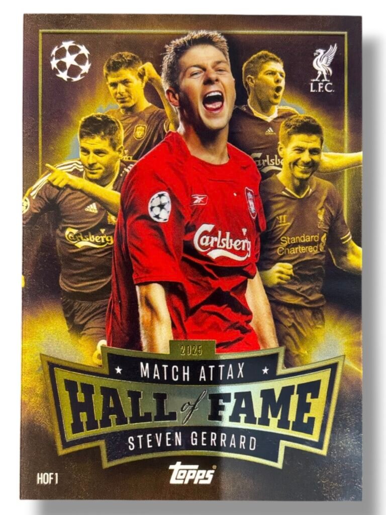 Steven Gerrard | Hall of Fame Chrome | Liverpool FC | Topps Match Attax 2025/26 | HOF1